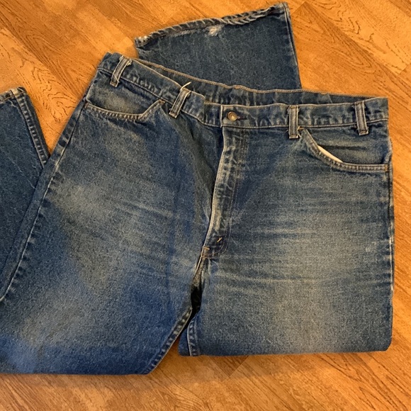 Vintage orange tag Levi jeans - Picture 5 of 9